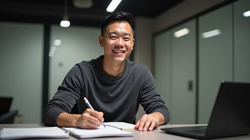 Person planning weekly schedule with focus on consistency and progress tracking